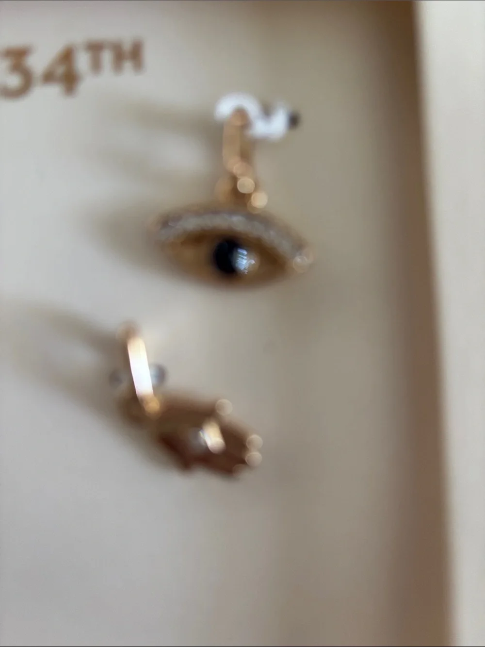 ON·34TH Gold-Tone Mix & Match Charm Set with Navy and Clear Accents